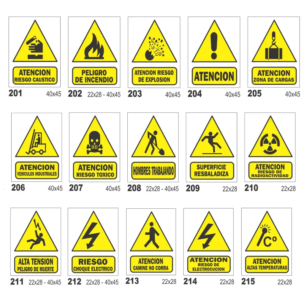 Señalización Linea Advertencia