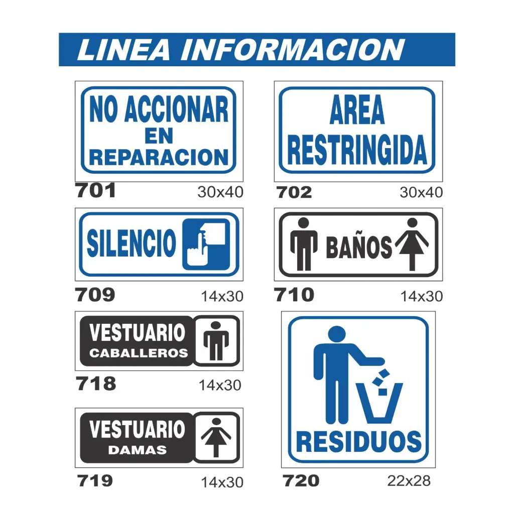 Señalización Linea Información