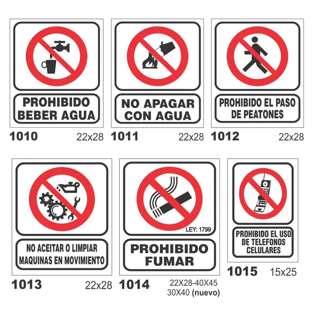 Señalización Linea Prohibición