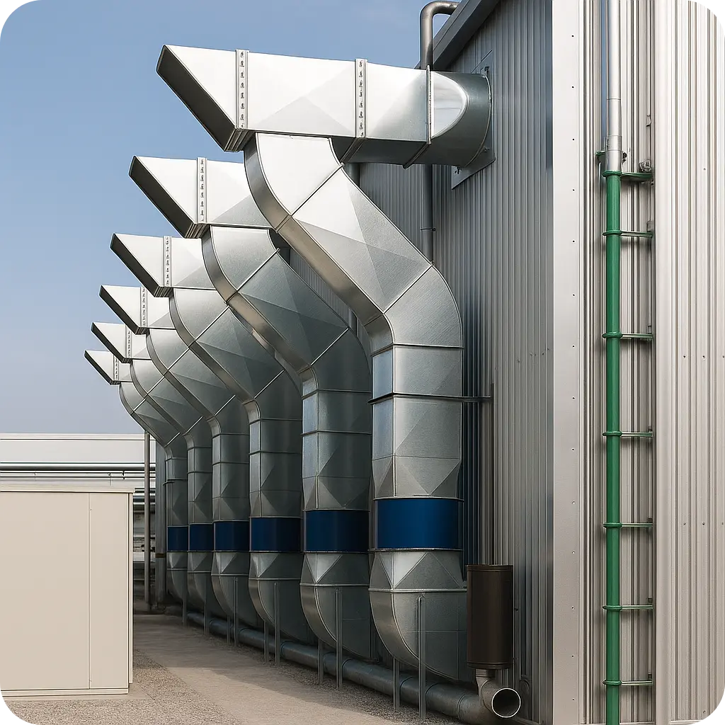 Ventilaciones Baños, Cocinas, Gases, Humos, Parrillas, Termotanques