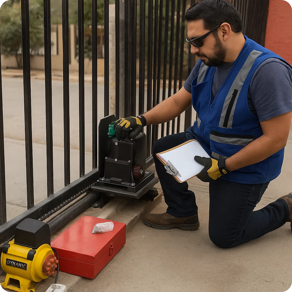 Instalación y automatización de portones