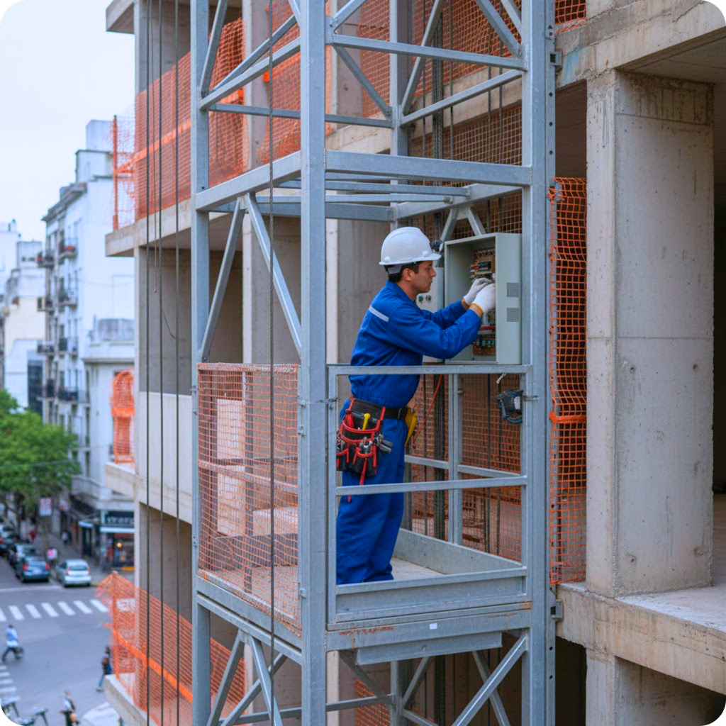 Montacarga de Obra Habilitación