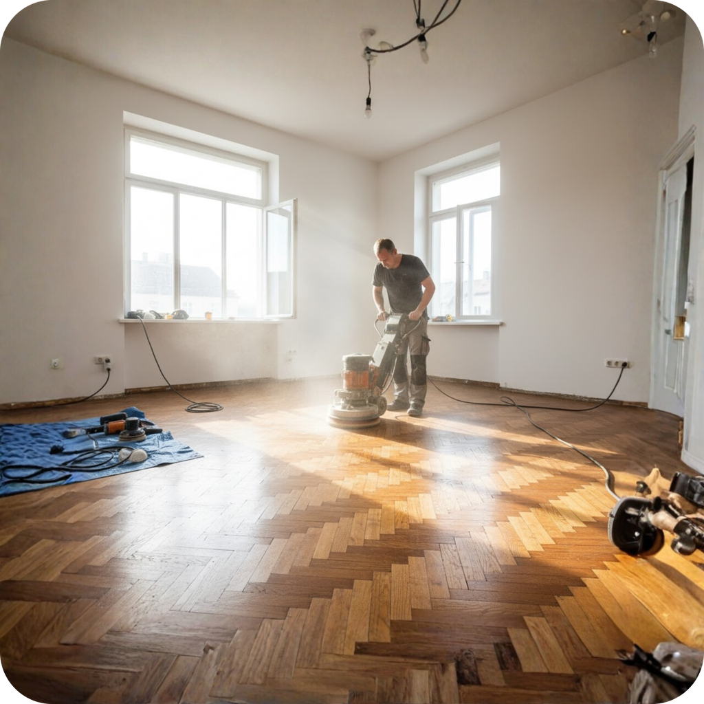 Pulido y Plastificado Pisos madera