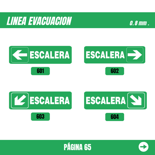 Señalización Guias de Evacuación