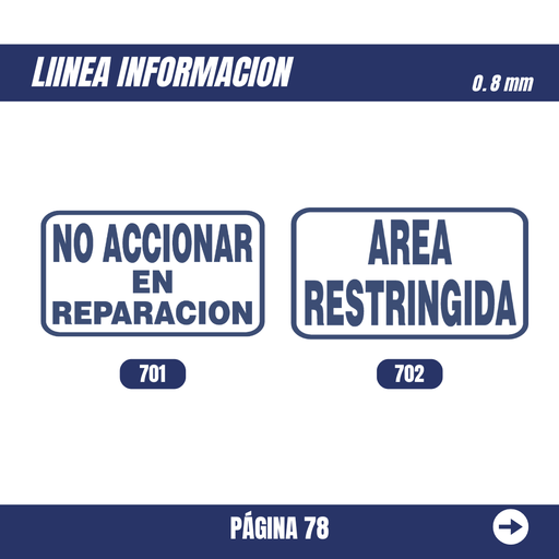 Señalización Linea Información