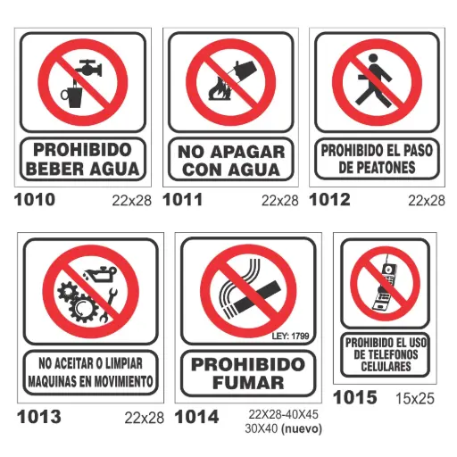 Señalización Linea Prohibición