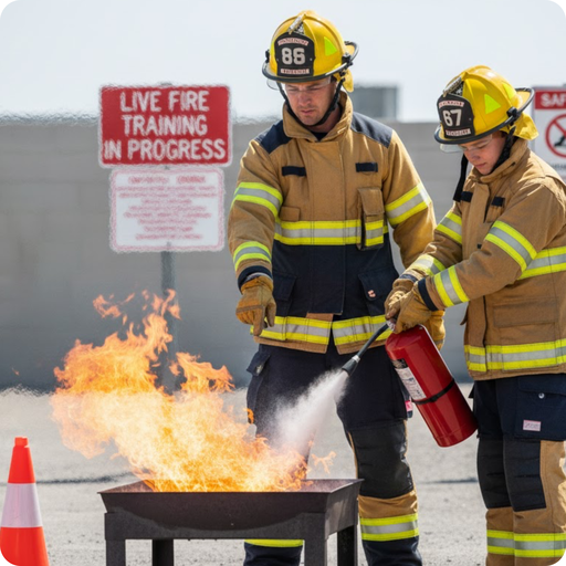 Capacitación contra incendio