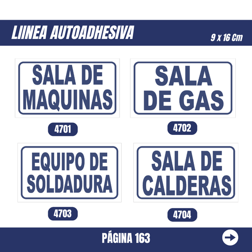 Señalización Autoadhesiva