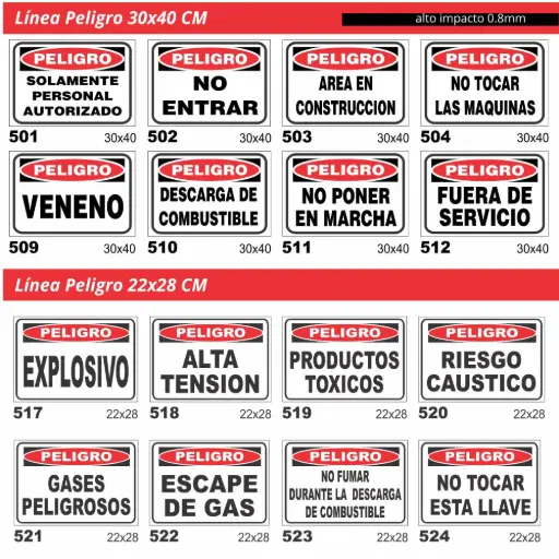 Señalización de Peligro