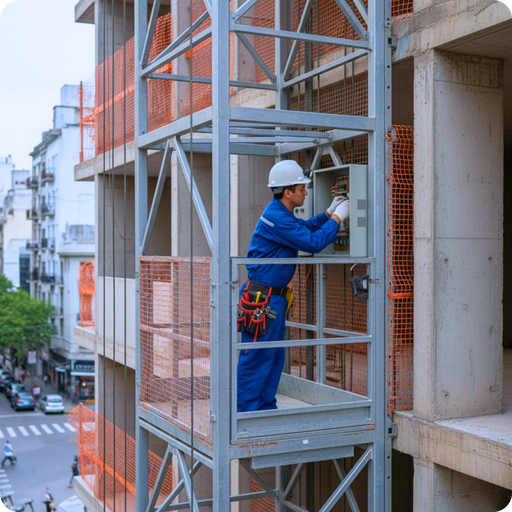 Montacarga de Obra Habilitación