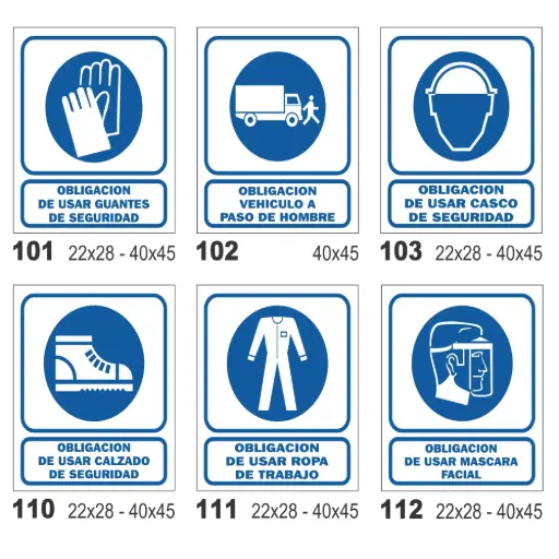 Señalización Linea Obligación