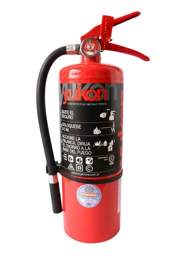 Matafuego ABC x 5kg Marca Yukon c/sello IRAM