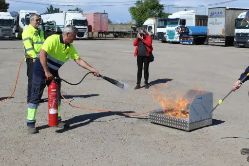 Capacitación contra incendio