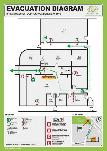 Planos de Evacuación